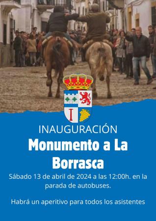 Imagen 13 de Abril - Inauguración del monumento dedicado a las “Fiestas de la Borrasca” en Ceclavín
