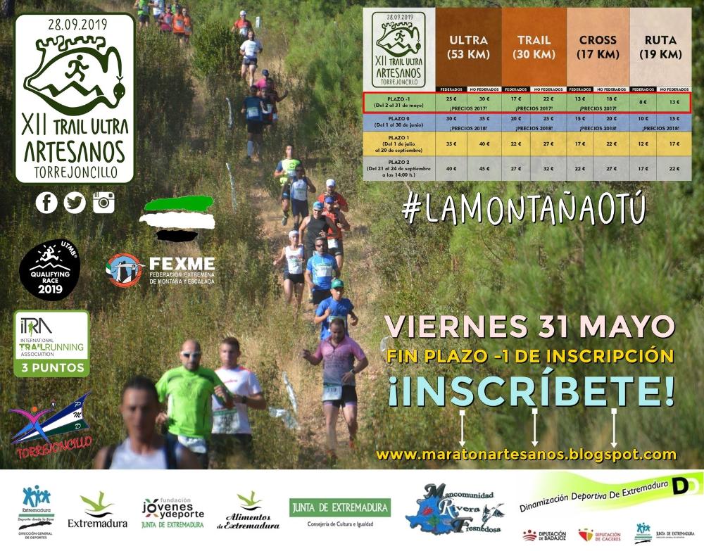 Imagen Inscripciones en el Trail de los Artesanos