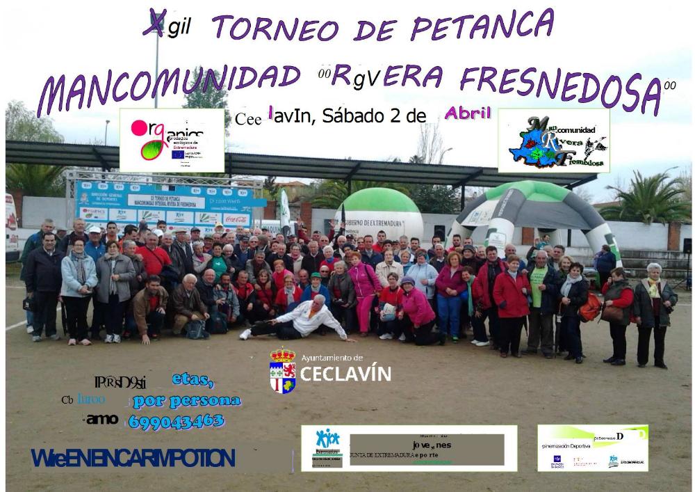 Imagen 2 de abril - El XIII Torneo Mancomunado de Petanca