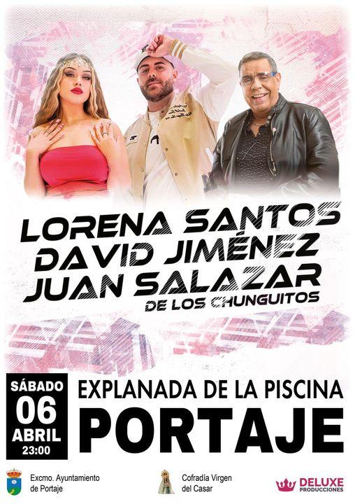 Imagen 6 de Abril - Actuación de Lorena Santos, David Jiménez y Juan Salazar de Los Chunguitos en Portaje