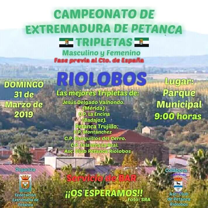 Imagen 31 de Marzo - Campeonato de Extremadura de Petanca en Riolobos