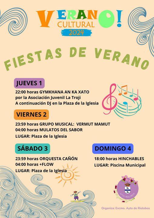 Imagen Del 1 al 4 de Agosto - Fiestas de verano en Riolobos