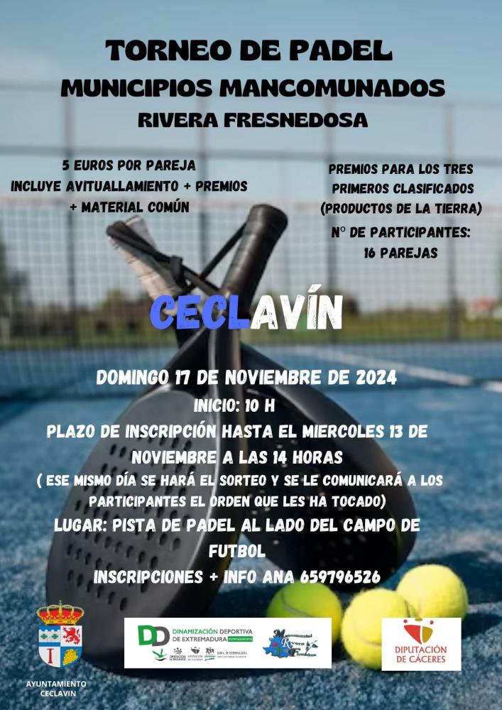 Imagen 17 de Noviembre - Torneo de pádel en Ceclavín