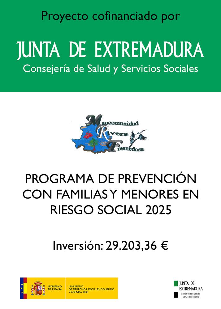 Imagen La Mancomunidad Rivera de Fresnedosa ha sido beneficiaria de la subvención 