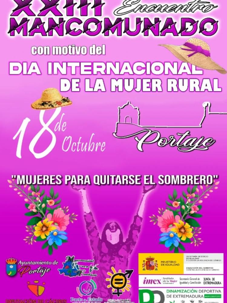 Imagen 18 de Octubre - Encuentro mancomunado con motivo del Día Internacional de la Mujer Rural en Portaje