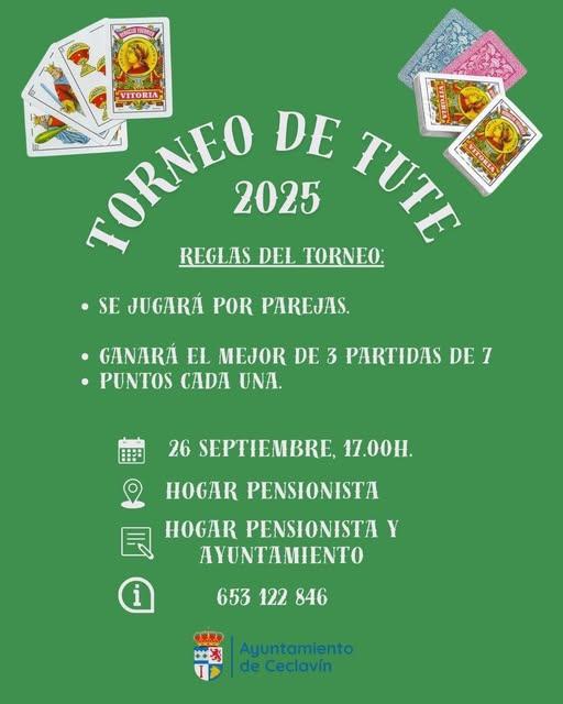 Imagen 26 de Septiembre - Torneo de tute en Ceclavín