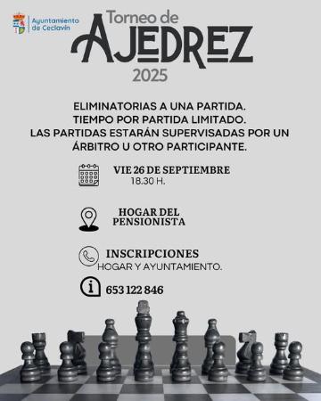 Imagen 26 de Septiembre - Torneo de Ajedrez en Ceclavín