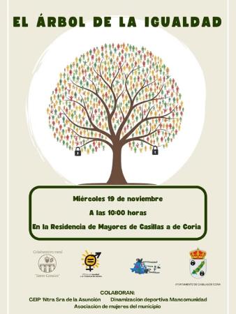 Imagen 19 de Noviembre - El árbol de la igualdad en Casillas de Coria
