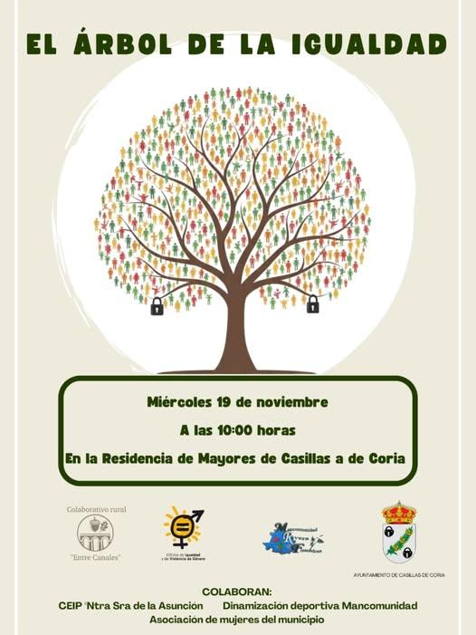 Imagen 19 de Noviembre - El árbol de la igualdad en Casillas de Coria