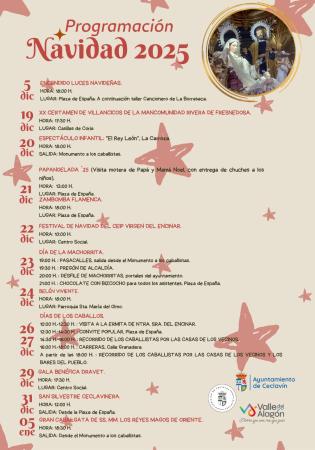 Imagen Programación Navidad 2025 en Ceclavín