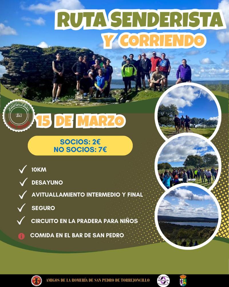 Imagen 15 de Marzo - Ruta senderista y corriendo en Torrejoncillo.