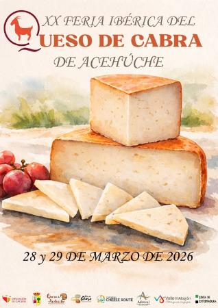 Imagen XX edición de la Feria Ibérica del Queso de Cabra de Acehúche - Del 28 al 29 de Marzo.