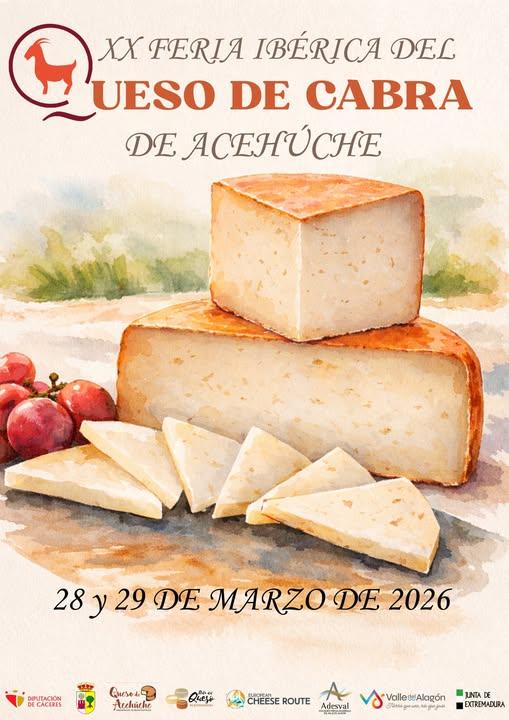Imagen XX edición de la Feria Ibérica del Queso de Cabra de Acehúche - Del 28 al 29 de Marzo.