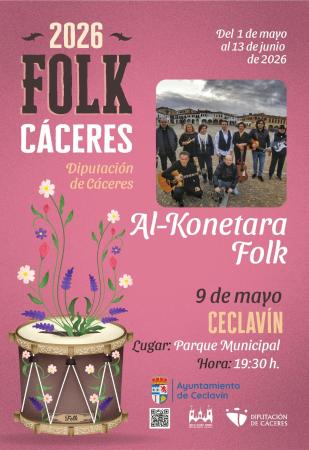 Imagen 9 de Mayo - Festival Folk con el grupo asignado Al-Konetara Folk en Ceclavín