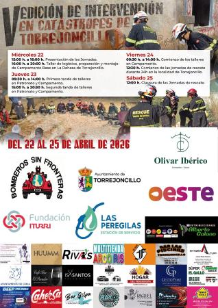 Imagen Del 22 al 25 de Abril - V EDICIÓN DE INTERVENCIÓN EN CATÁSTROFES DE TORREJONCILLO.