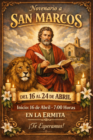 Imagen Del 16 al 24 de Abril - Novenario a San Marcos en Holguera.