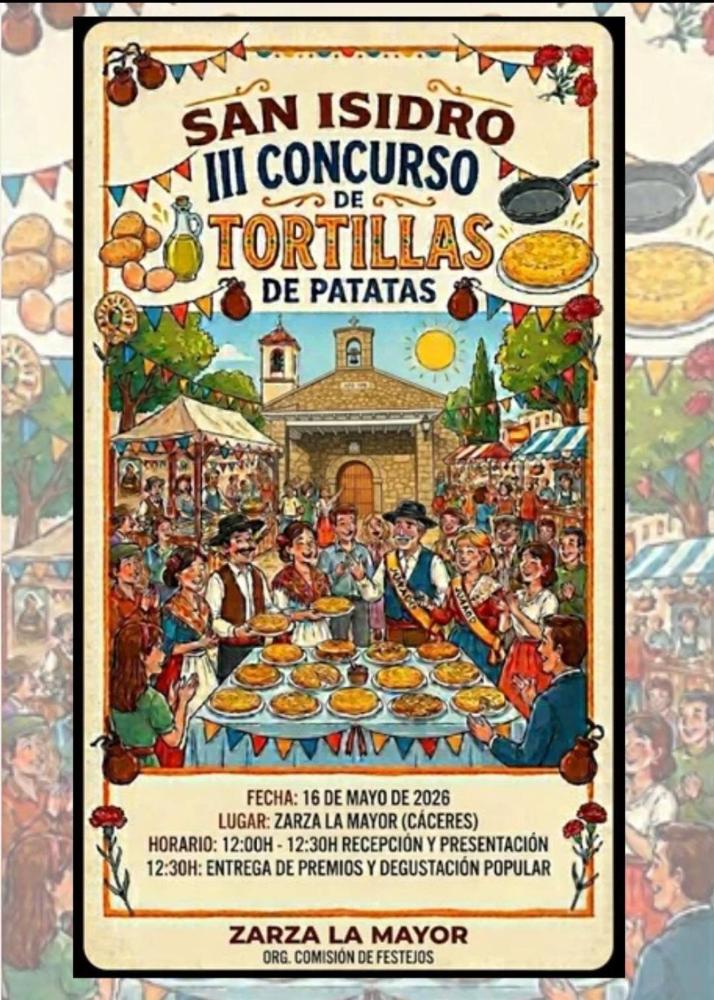 Imagen 16 de Mayo - Concurso de tortillas de patata de San Isidro en Zarza la Mayor.