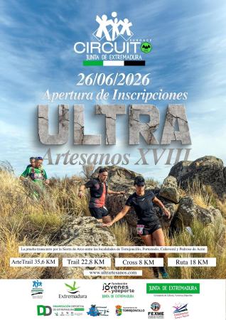 Imagen APERTURA DE INSCRIPCIONES ULTRA ARTESANOS XVIII