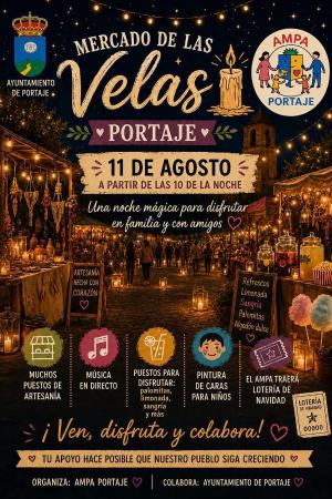 Imagen 11 de Agosto - Mercado de las velas en Portaje