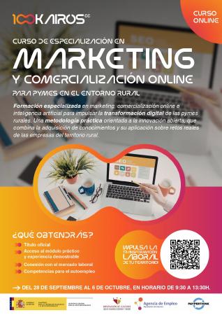 Imagen Curso de Especialización en Marketing y Comercialización Online para PYMES en el entorno rural