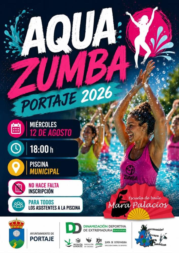 Imagen 12 de Agosto - Aqua zumba en Portaje