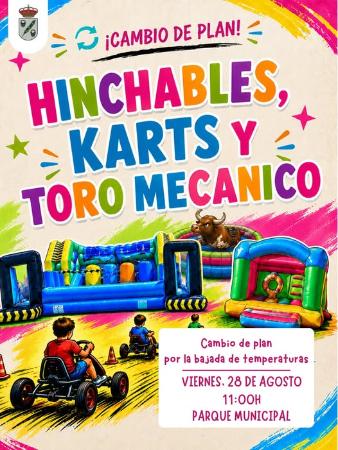 Imagen 28 de Agosto - Hinchables, karts y toro mecánico en Casillas de Coria