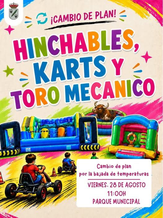 Imagen 28 de Agosto - Hinchables, karts y toro mecánico en Casillas de Coria