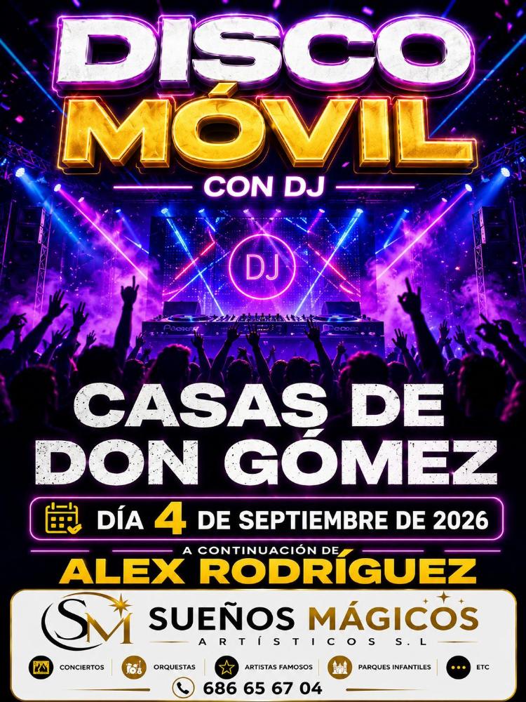 Imagen 4 de Septiembre - Disco móvil en Casas de Don Gómez