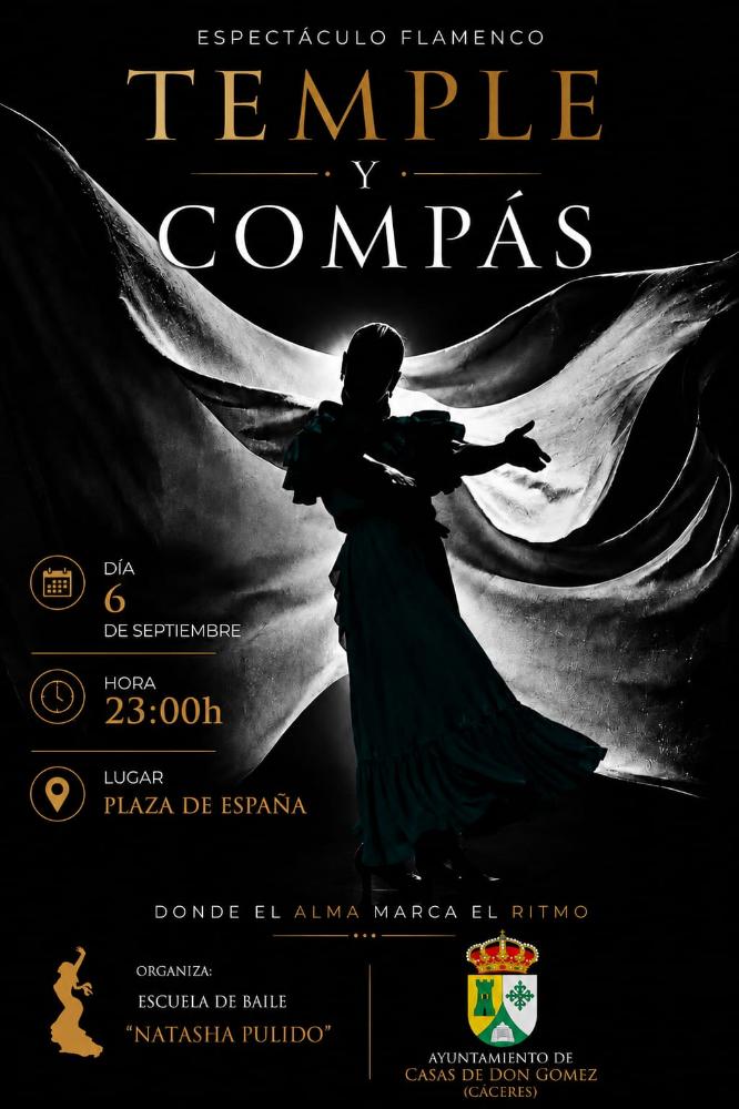 Imagen 6 de Septiembre - Espectáculo flamenco Temple y compás en Casas de Don Gómez