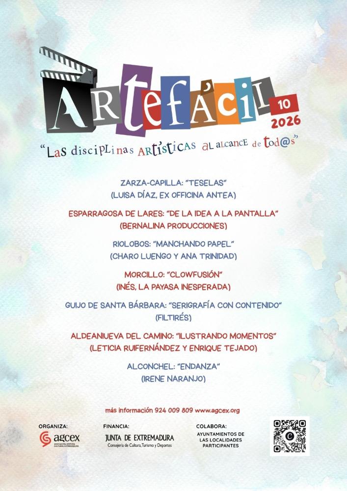 Imagen ARTEFÁCIL - «Las disciplinas artísticas al alcance de tod@s»