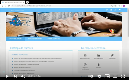 Imagen Video Sede Electrónica