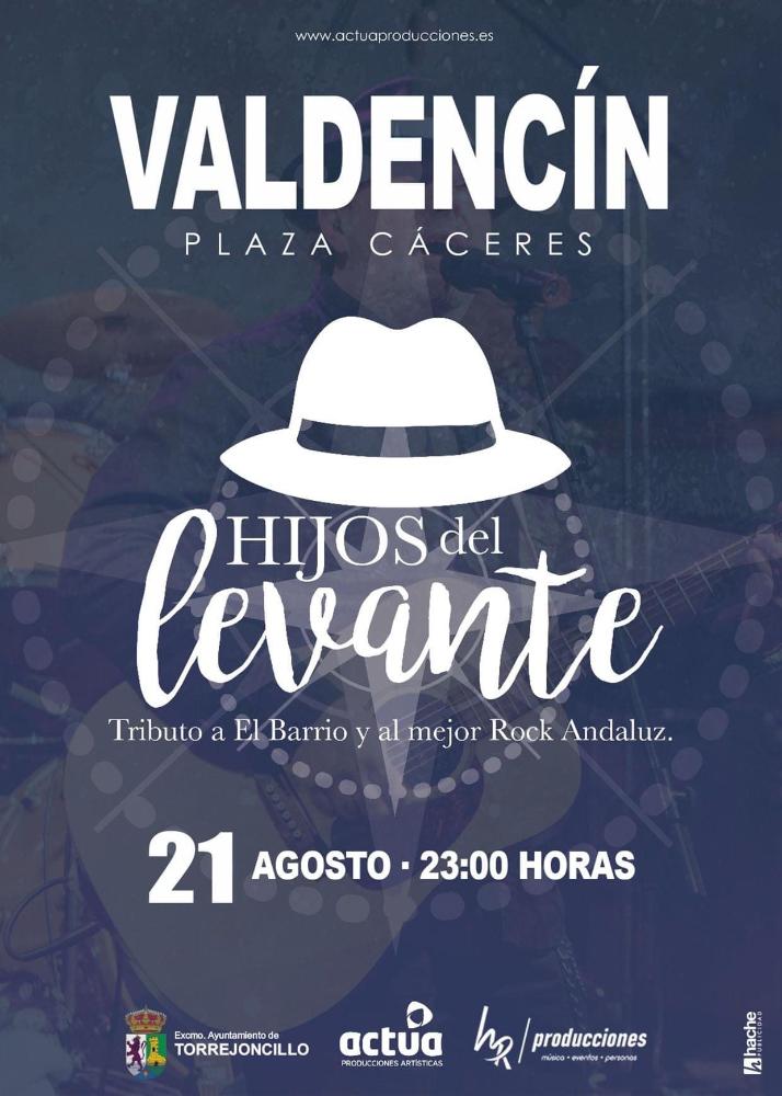 Imagen 21 de Agosto - Hijos del Levante, tributo a “El Barrio” y al mejor rock andaluz en Valdencín