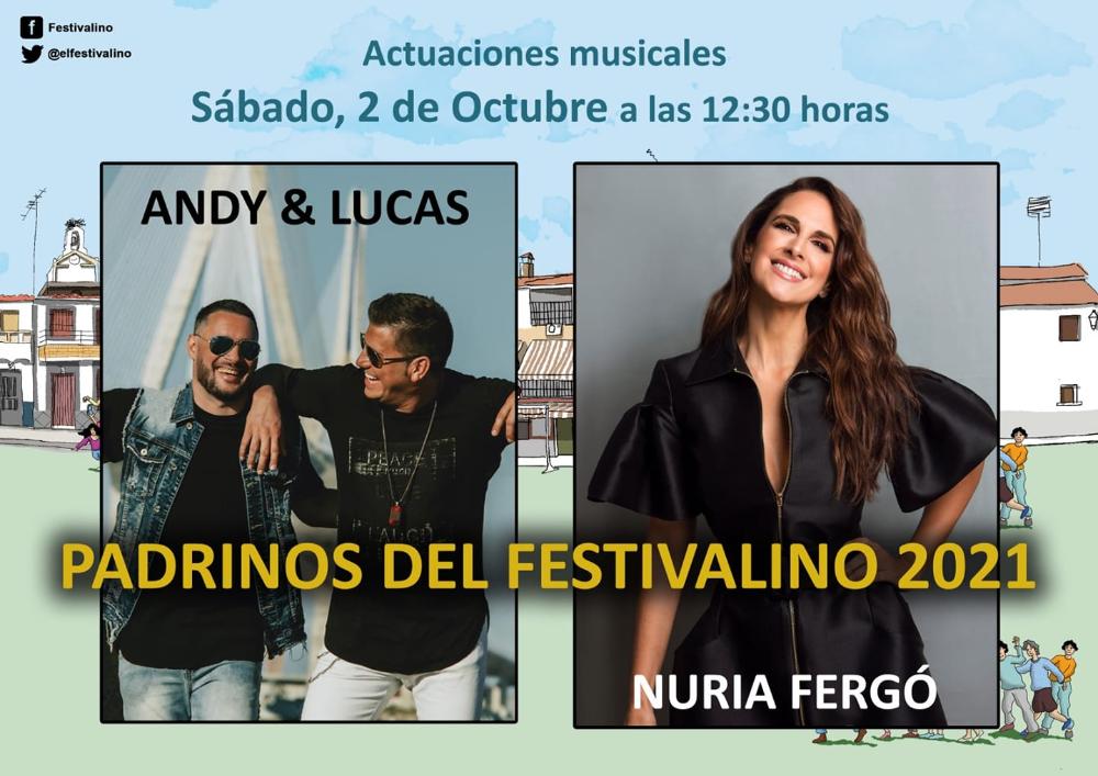 Imagen Andy & Lucas y Nuria Fergó, Padrinos de El Festivalino 2021